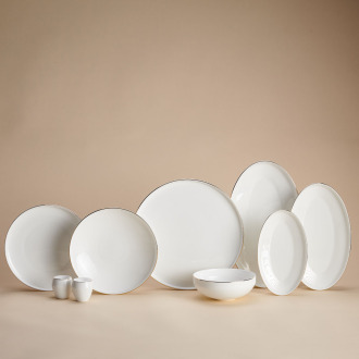 Korkmaz Diana Collection 60 Parça Gold Yemek Takımı A8173 - Korkmaz