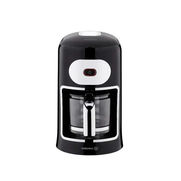Korkmaz Drippa Tek Tuşlu Siyah Filtre Kahve Makinesi A864 - 1