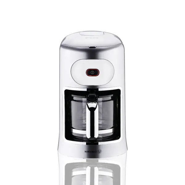 Korkmaz Drippa Tek Tuşlu Inox Filtre Kahve Makinesi A864-02 - 1