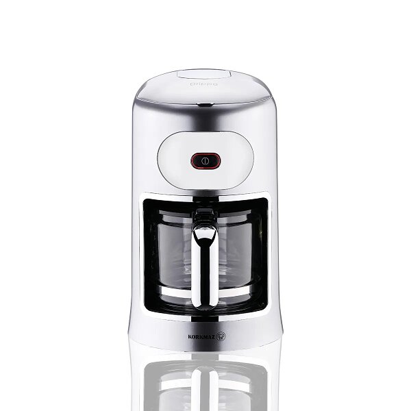 Korkmaz Drippa Tek Tuşlu Inox Filtre Kahve Makinesi A864-02 - 1