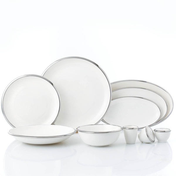 Korkmaz Elektra Collection 60 Parça Platin Yemek Takımı A8057 - 1