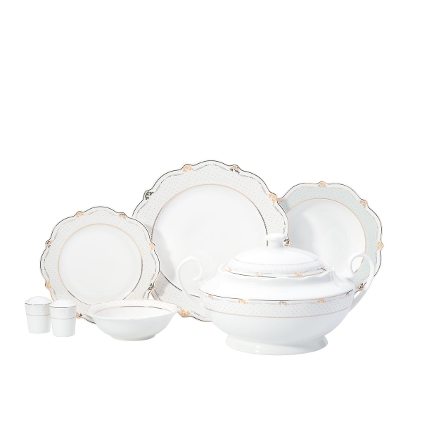 Korkmaz Eliza Collection 60 Parça Yemek Takımı A8246 - 1