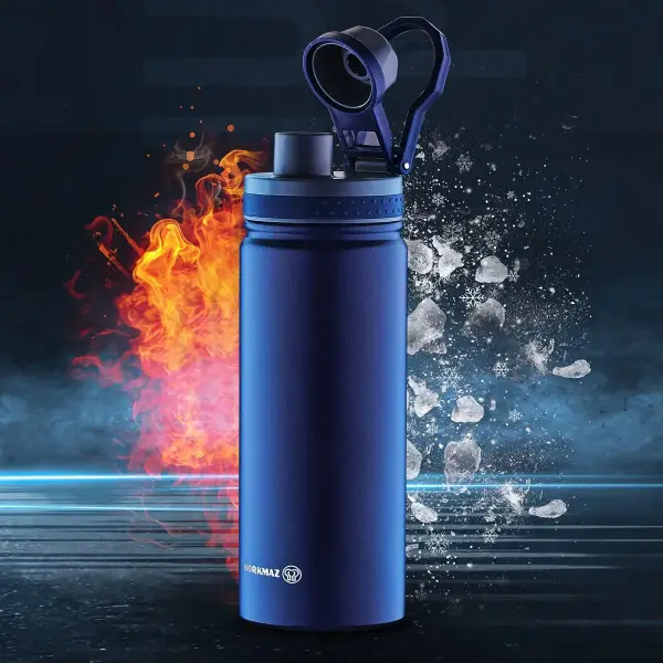 Korkmaz Essential Sport Lacivert Termos A742-03 - 4