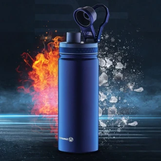 Korkmaz Essential Sport Lacivert Termos A742-03 - 4