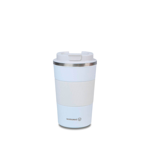 Korkmaz Eterna Beyaz Kahve Bardağı 380 ml A5540-1 - 1