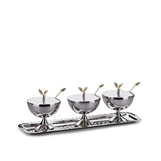 Korkmaz Flora 10 Parça Ayaklı Sunum Seti A8735-1 - Korkmaz