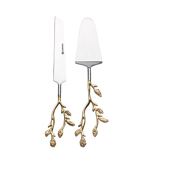 Korkmaz Flora 2 Parça Pasta Servis Seti A8735-6 - Korkmaz