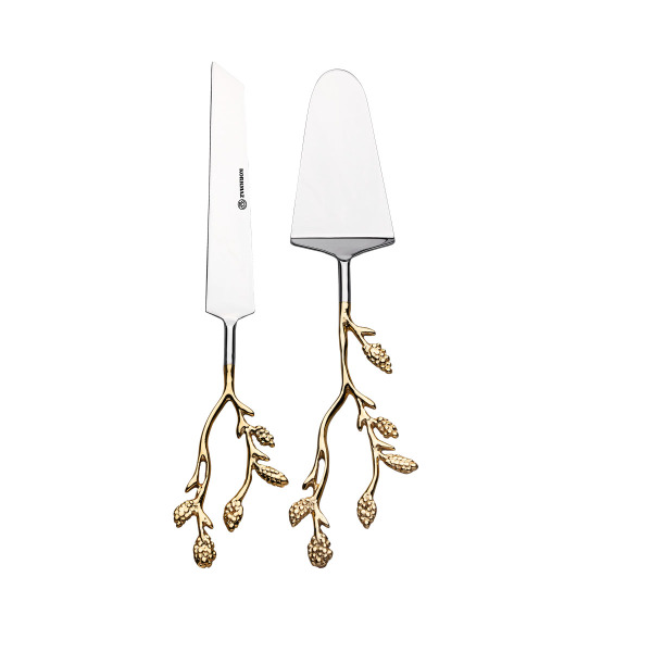 Korkmaz Flora 2 Parça Pasta Servis Seti A8735-6 - 1