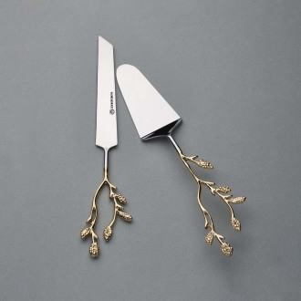 Korkmaz Flora 2 Parça Pasta Servis Seti A8735-6 - Korkmaz (1)