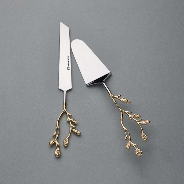 Korkmaz Flora 2 Parça Pasta Servis Seti A8735-6 - 2