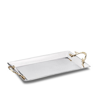 Korkmaz Flora Servis Tepsisi 55x28 cm A8735-9 - Korkmaz