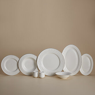 Korkmaz Floransa Collection 53 Parça Gold Yemek Takımı A9876 - Korkmaz