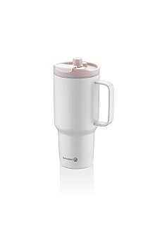 Korkmaz Freedom 1 Litre Bej Pipetli Bardak Termos A5577-2 - Korkmaz (1)