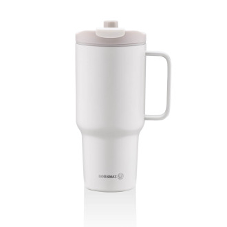 Korkmaz Freedom 1 Litre Gri Pipetli Bardak Termos A5577-2 - Korkmaz