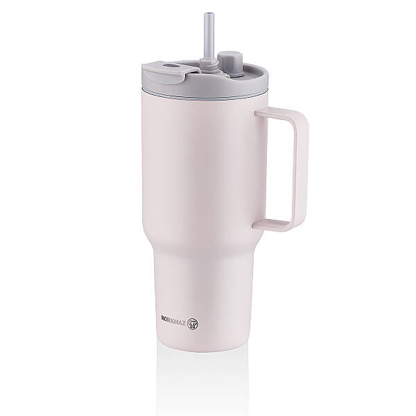 Korkmaz Freedom 1 Litre Pembe Pipetli Bardak Termos A5577-1 - 2