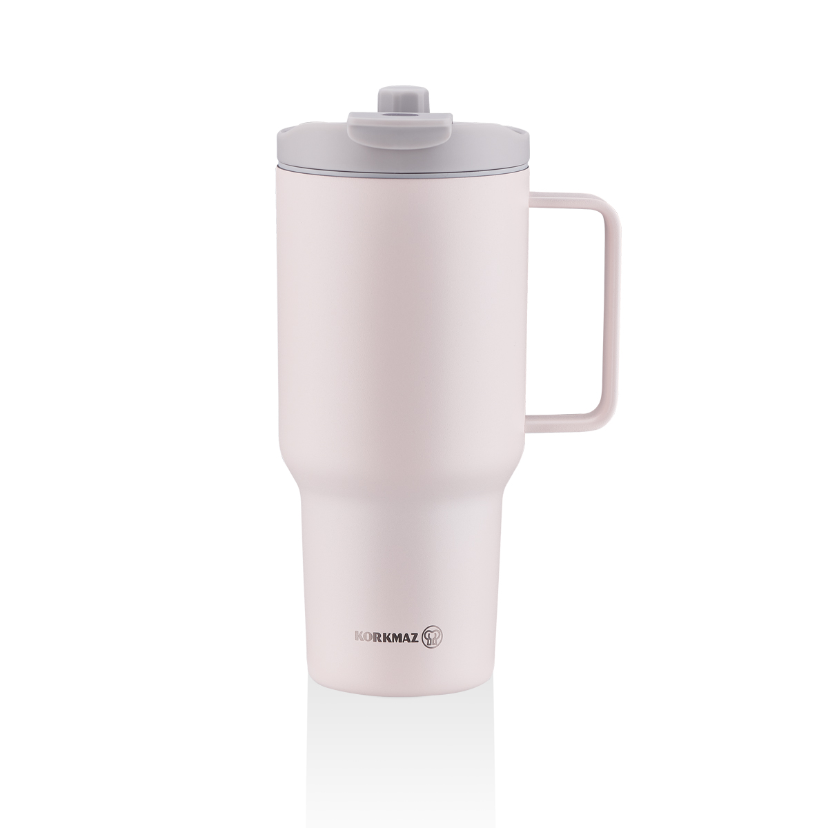 Korkmaz Freedom 1 Litre Pembe Pipetli Bardak Termos A5577-1