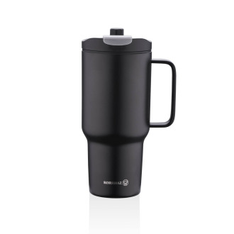 Korkmaz Freedom 1 Litre Siyah Pipetli Bardak Termos A5577 - Korkmaz (1)