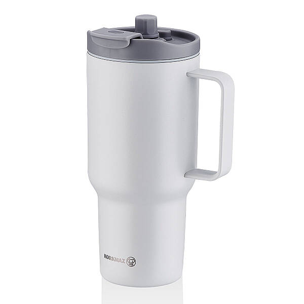 Korkmaz Freedom Pipetli Buz Mavisi Termos 1 Litre A5577-3 - 2