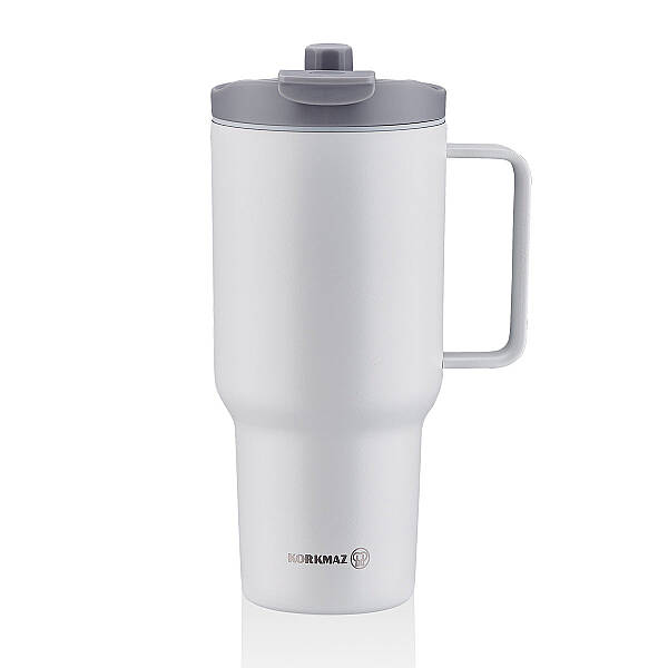 Korkmaz Freedom Pipetli Buz Mavisi Termos 1 Litre A5577-3 - 1