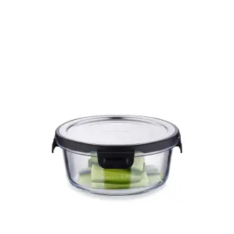 Korkmaz Freska Round Cam Saklama Kabı 600 Ml A5627-1 - Korkmaz (1)