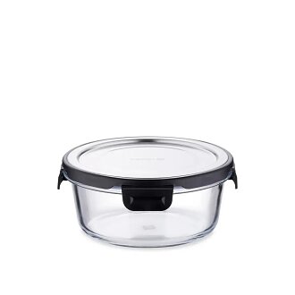 Korkmaz Freska Round Cam Saklama Kabı 900 Ml A5627-2 - Korkmaz