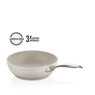 Korkmaz Granita 24x6.5 cm Wok A1273 - Korkmaz (1)