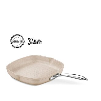Korkmaz Granita 28x28 cm Kare Grill Tava A1268 - Korkmaz (1)