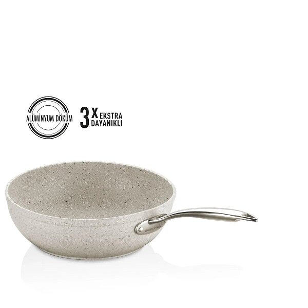 Korkmaz Granita 28x8.5 cm Wok A1267 - 2