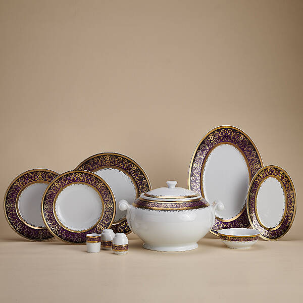 Korkmaz Hanedan Collection 60 Parça Yemek Takımı A8135 - 1