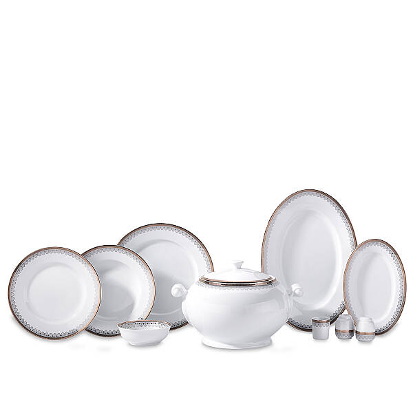 Korkmaz Hanedan Collection 60 Parça Yemek Takımı A8136 - 1