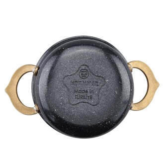 Korkmaz Hanedan Siyah Tencere 10x7,5 cm A2972-1 - 4