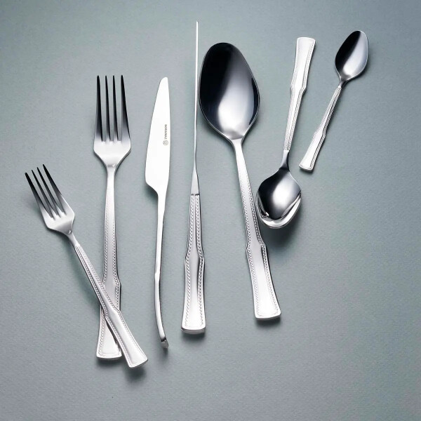 Korkmaz Hasbahçe 89 Parça Silver Çatal Kaşık Bıçak Seti A2414 - Korkmaz