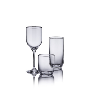 Korkmaz Hera Kristal Platin 36 Parça Bardak Seti A9213-1 - Korkmaz