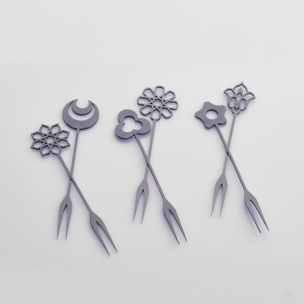 Korkmaz İkona 6lı Çatal Seti A2497 - 2