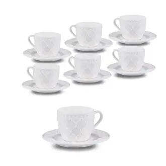 Korkmaz İncila Collection 6lı Kahve Fincan Takımı A8533-7 - 2