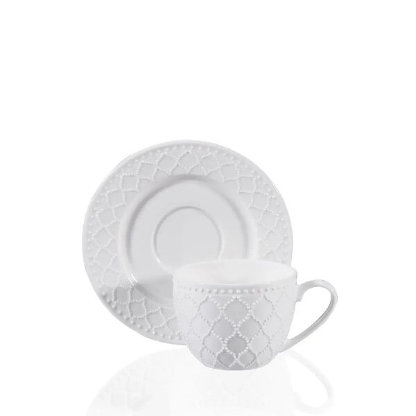 Korkmaz İncila Collection Çay Fincanı ve Tabağı A8533-5 - 2