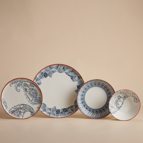 Korkmaz Iona Collection 16 Parça Desenli Yemek Takımı A8814 - 1