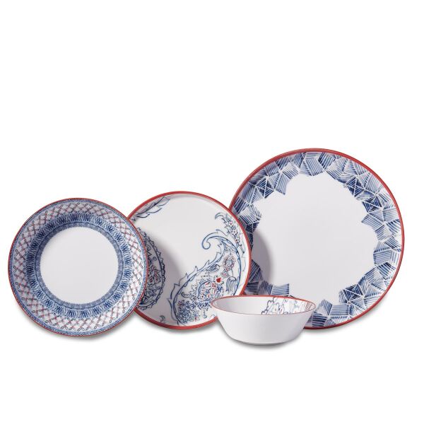 Korkmaz Iona Collection 16 Parça Desenli Yemek Takımı A8814 - 1
