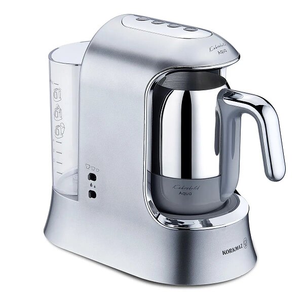Korkmaz Kahvekolik Aqua Kahve Makinesi Inox Krom A862-05 - 1