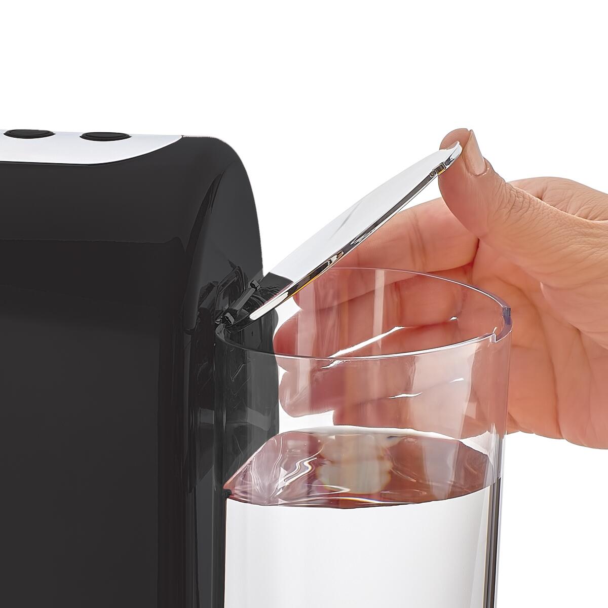 Korkmaz Kahvekolik Aqua Siyah/Krom Otomatik Kahve Makinesi - 4