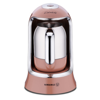 Korkmaz Kahvekolik Otomatik Kahve Makinesi Mocha Krom A860-17 - Korkmaz