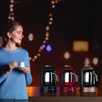 Korkmaz Kahvekolik Rosagold Otomatik Kahve Makinesi - Thumbnail