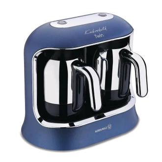 Korkmaz Kahvekolik Twin Azura/Krom Otomatik Kahve Makinesi A861-03 - Korkmaz (1)