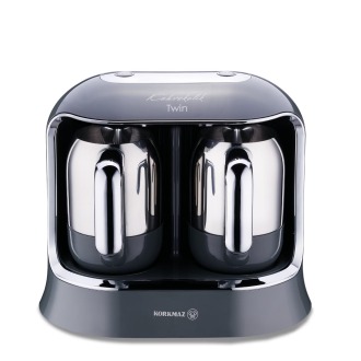 Korkmaz Kahvekolik Twin Cosmica Krom Kahve Makinesi A861-09 - Korkmaz