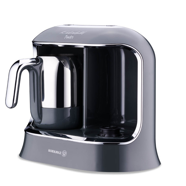 Korkmaz Kahvekolik Twin Cosmica Krom Kahve Makinesi A861-09 - 3