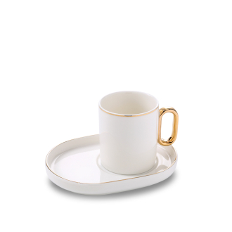 Korkmaz Kappa 4 Parça Gold Kahve Fincan Takımı A8699-1 - Korkmaz