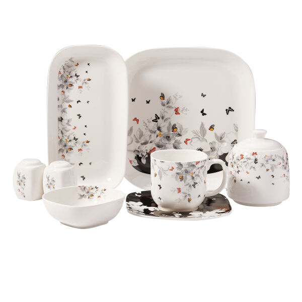 Korkmaz Kappa Collection 28 Parça Kahvaltı Takımı A8625 - 1