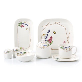 Korkmaz Kappa Collection 28 Parça Kahvaltı Takımı A8628 - Korkmaz