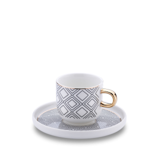 Korkmaz Lidya 4 Parça Kahve Fincan Takımı A8669-1 - Korkmaz