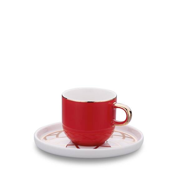 Korkmaz Lidya 4 Parça Kahve Fincan Takımı A8669-4 - 1